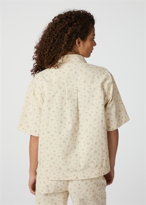 Tiki floral denim skjorte Off White Neo Noir 